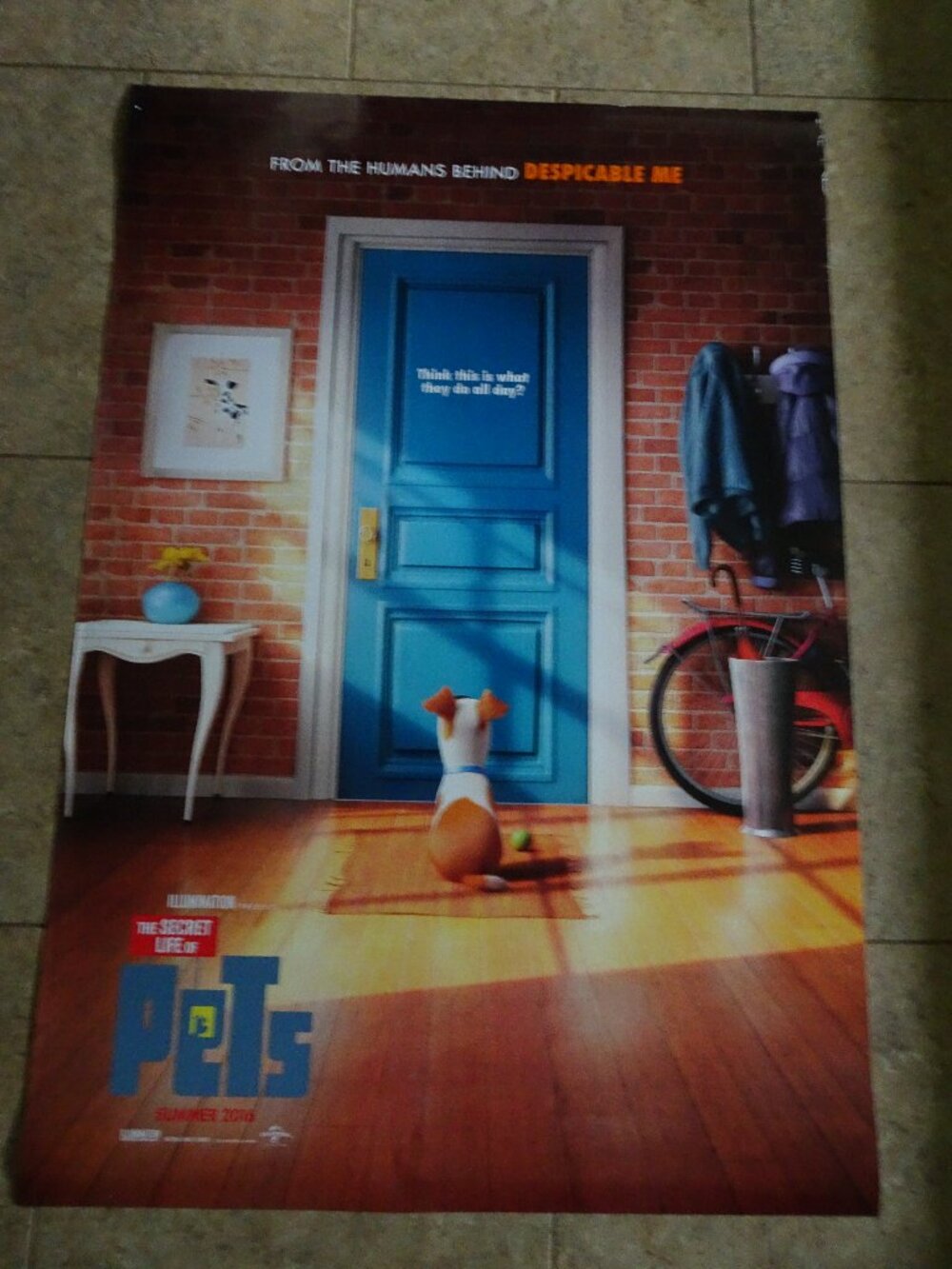 The Secret Life of Pets - Movie Poster with Max the Jack Russell Terrier-Advance